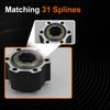 1pcs 40250-VB200 Y60 Y61 AT Automatic Free Wheel Locking Hub Lock 31T For Nissan Safari Patrol