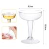 10pcs Durable Champagne Glass Clear Red Wine Glass Plastic Champagne Flute Goblet  Party Favors