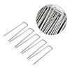 25pcs Durable U Shape Garden Staple Pins Secure Plant Anchoring Windproof Design Easy Soil Insertion Ground Fasteners