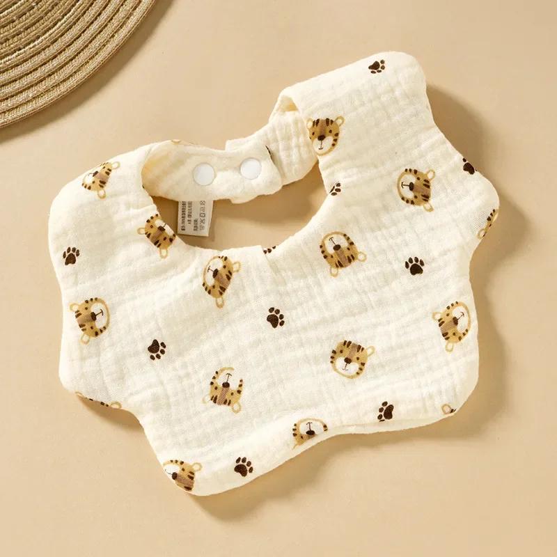 Baby gauze bib pure cotton a class saliva towel baby waterproof spit milk for men and women baby spring and summer thin