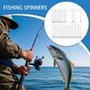 Loop Wire Fishing Spinner Stainless Steel 100 Pieces Fishing Lure Wire Fish Accessories For Freshwater Ice Lake Boat Dock Bass