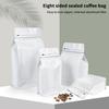50Pcs Coffee Stand Up Pouch With Valve &Ziplock Pulltab Ground Coffee Beans Nutdried Tea Leaf Mga Pouches Ng Kap
