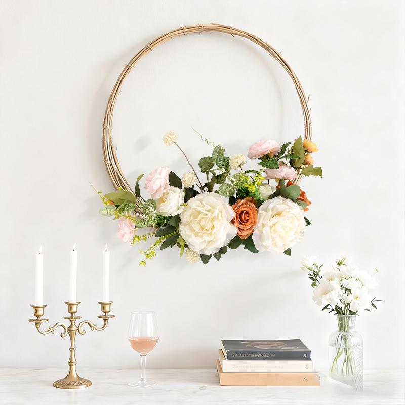Cross-Border New Artificial Flower Garland for Home, Wedding, Birthday Party, Hotel Scene Decoration and Hanging Ornaments