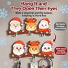 No Drill Christmas Wall Hook Wooden Key Holder Gifts Decorative Hook  Key Storage