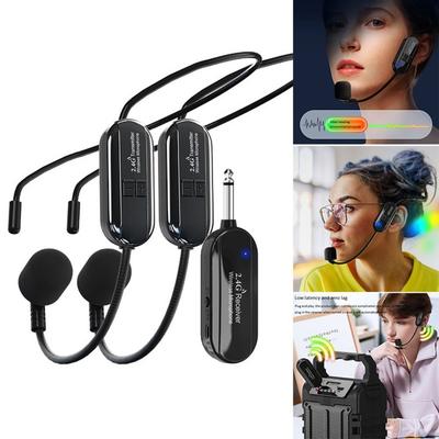 50m Stable Transmission Wireless Lavalier Set Amplifier Voice Speaker  Teacher