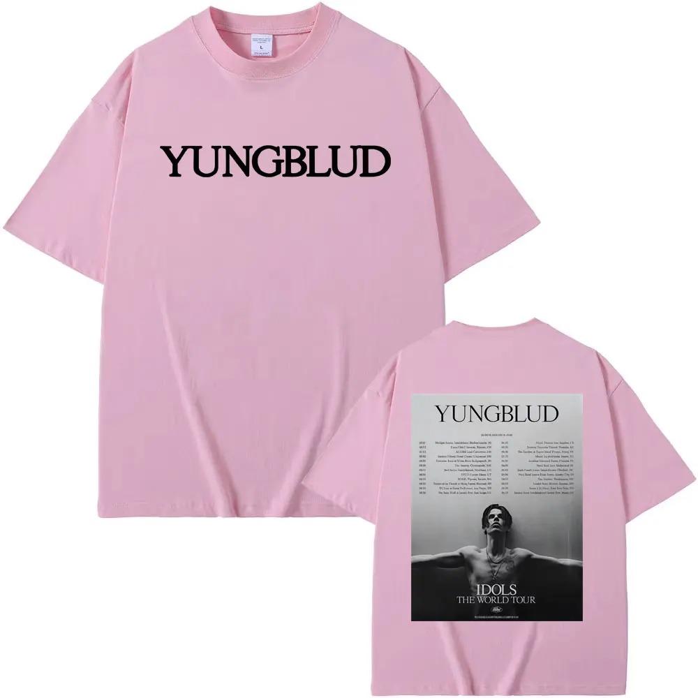 Alternative Rock Punk Singer Yungblud Idols 2026 World Tour North America Leg Double Sided Graphic TShirt Unisex Street S