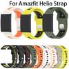 Pulseira de Relógio de Silicone Para Amazfit Helio Pulseira Pulseira de Relógio Inteligente Para Huami Amazfit Helio Pulseira de Substituição 22MM