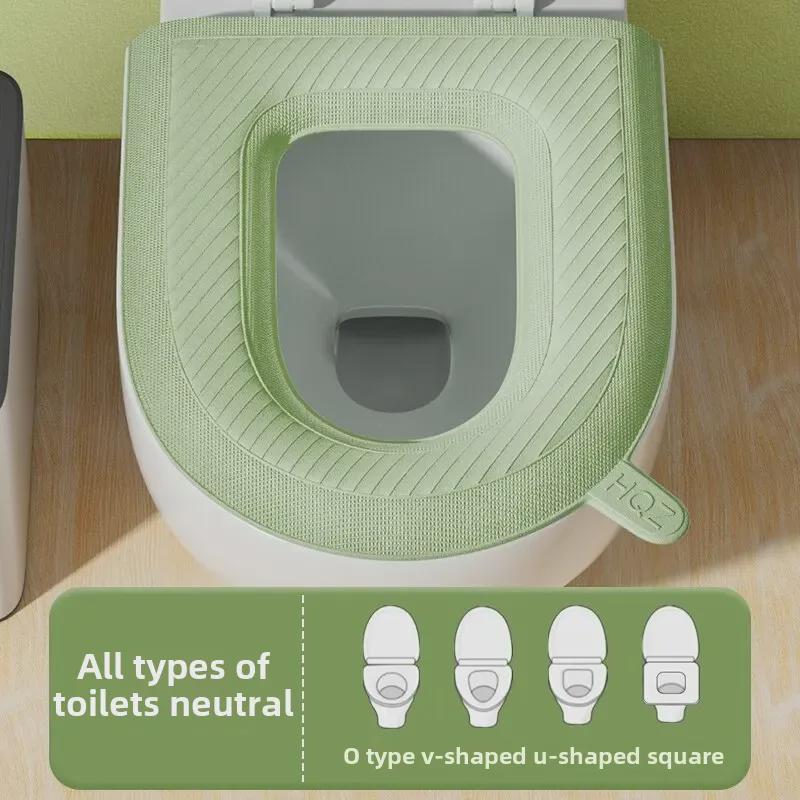 Universal Waterproof Washable Toilet Seat Cushion - Foam Ring for All Seasons