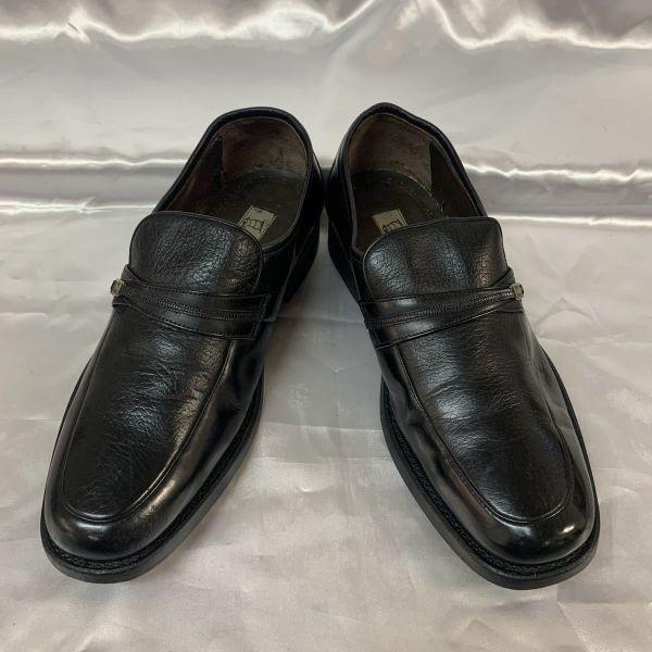 Regal Loafer Slip-On Leather Shoes Black 25.5 EE(USED)