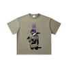260 GSM Double Yarn 32 Count 100% Cotton Kaiju No 8 V12 Soshiro Print Unisex Heavy Cotton T Shirt