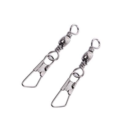 Metal With Interlock Tool Fishing Line Connector Hanging Snap Swivels Solid Rings Fishing Pins