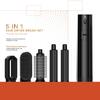 5-in-1 Hot Air Brush: Multi-function Curler, Straightener, & Blow Dryer - Safe for Hair