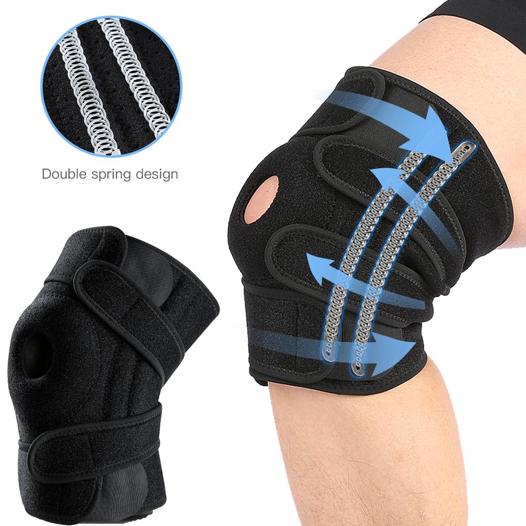 1 Pc Knee Compression Support Sleeves, Adjustable Elastic Knee Brace Knee Sleeves Comfort Elasticity Knee Pad