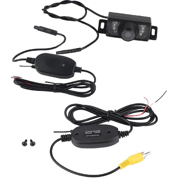 7 PCS Car Backup Camera Night Vision IR LED Waterproof Rearview Video Transmitter Receiver for Safe Driving,Reversing Image Auxiliary Equipment