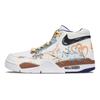 Flight Legacy Heartbeat Compact Abrasion Resistant Abrasion Resistant Mid Top Vintage Basketball Shoes Men's BQ4212-102(Team864-)