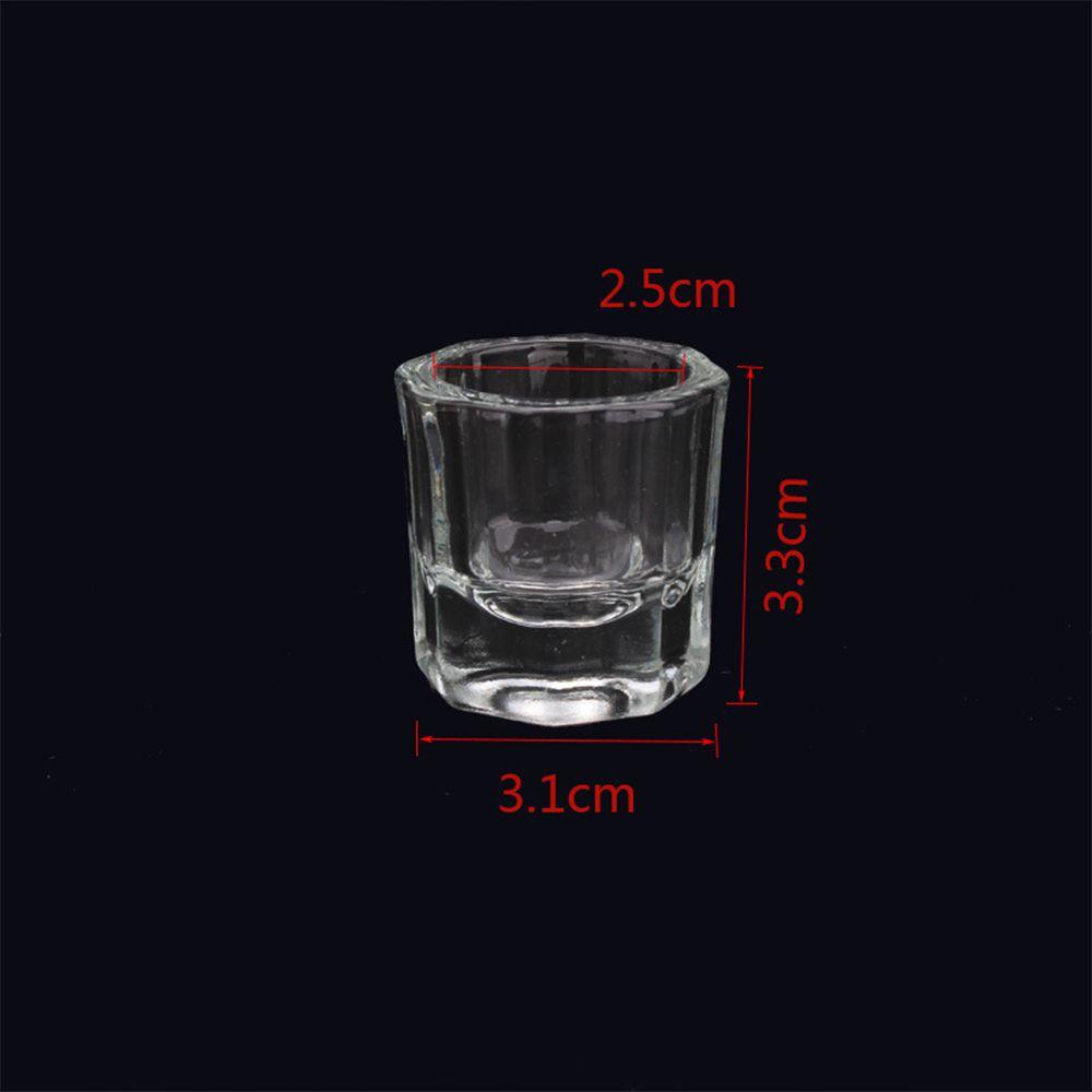 Liquid Mixing Powder Glassware Nail Art Tool Crystal cup Glass Cup Octagon Cup Manicure Tools