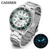 Cardisen Herren Sommer Mechanische Uhr - 8215 Uhrwerk, Stark Leuchtend, 100m Wasserdicht