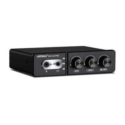AIYIMA DAC-A2PRO ESS9018K2M+JRC5532D+CM6542 HUB Game Decoder DAC Headphone Amplifier Microphone Compatible Mini HiFi Stereo Digital USB DAC Amplifier