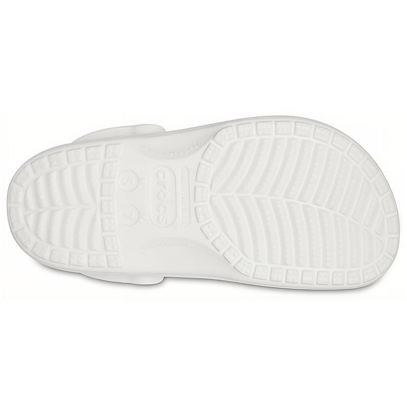 Crocs Baya Comfortable Abrasion Resistant Hole Shoes Unisex White