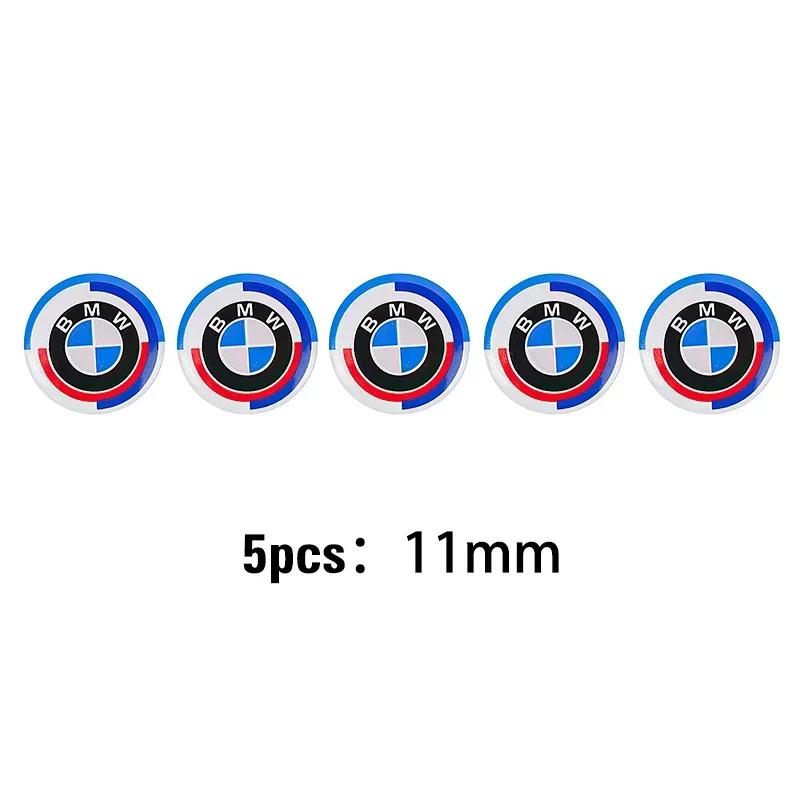 BAGH3 Car Sticker Car Key Shell Badge Sticker 3D Aluminum Auto Key Remote Fob Decals For BMW E46 E90 E60 F30 F10 E39 E36 F20 G30 G20 E