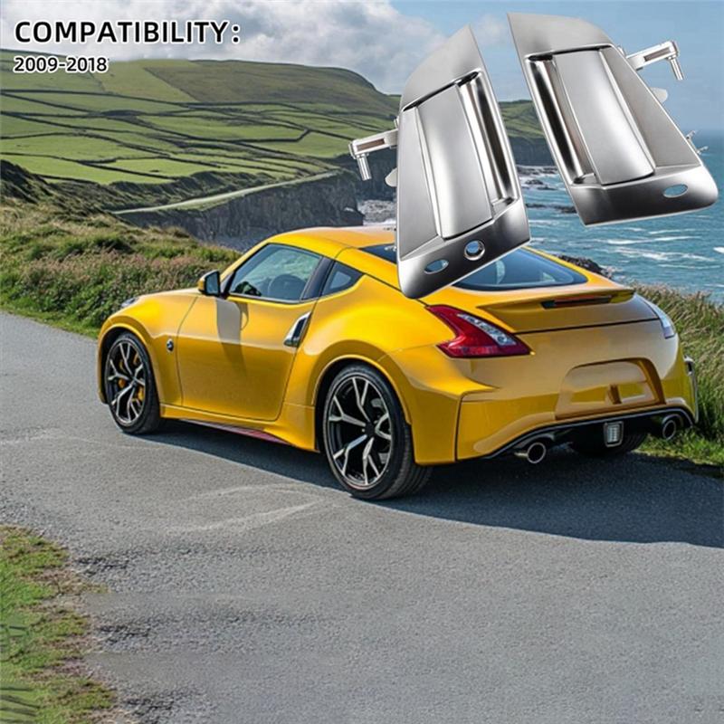 Poignées de porte extérieure avant M64K pour Nissan 370Z 2009-2018 Poignée de porte extérieure