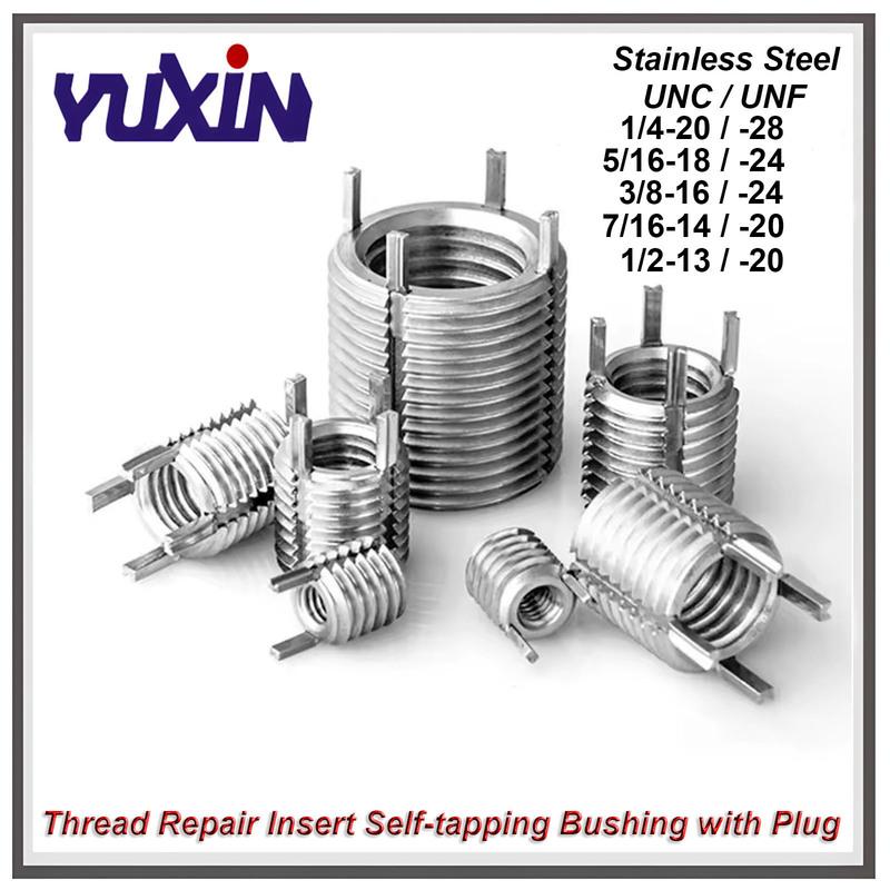 5pcsUNC UNF1/4 5/16 3/8 7/16 1/2Stainless