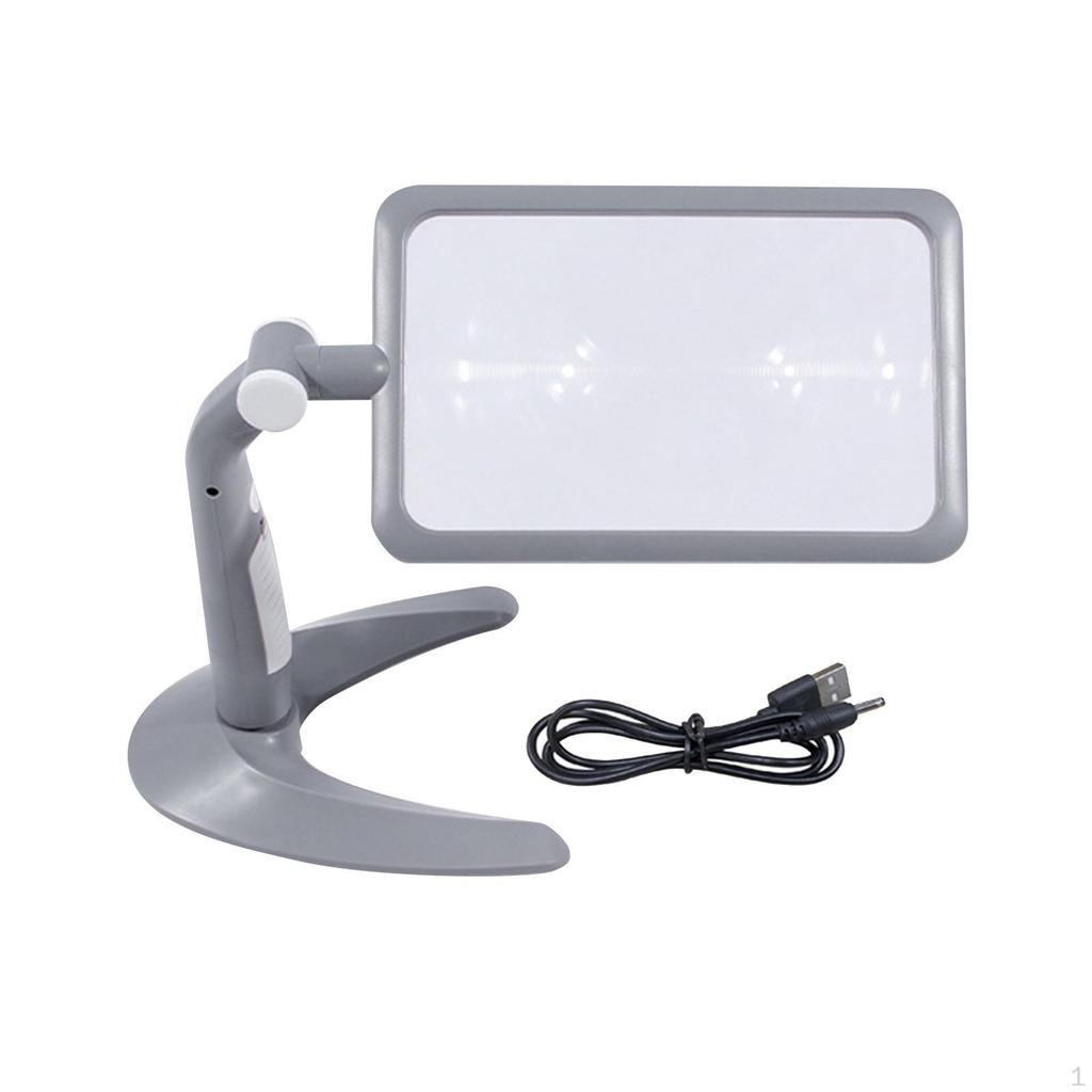 Illuminated Magnifying Glass for Home And Work 5x Magnification