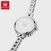 OLEVS Volle Diamant Quarzuhren Damen Luxus Elegantes Armband Armbanduhr Wasserdicht Damen Kleid Armbanduhr