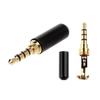 Earphone Repair 4 Poles 3.5mm Male Plug Headphone Jack Plug 3.5 Jack Adapter 3.5mm Audio Connector