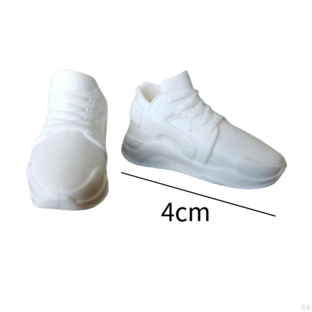 1/6 Man's Shoes Boys Shoes, Stylish Scene Photo Prop Pretend Play Toy Casual Classic,