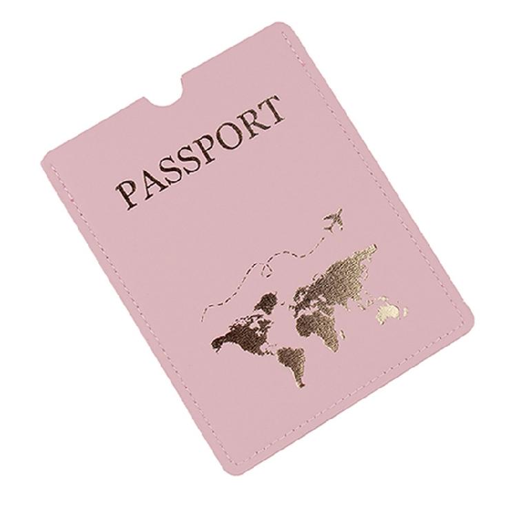 

Durable PU Passport Cover Wedding Gift Credit Card Holder Gift for Traveler рожевий