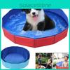 Piscina Portatile Durevole in PVC per Bagno Animali Domestici e Nuoto Cani per Uso Interno ed Esterno