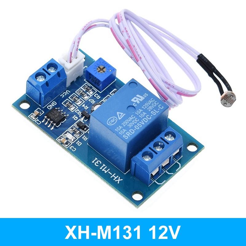 5V 12V Lichtsteuerungsschalter Fotowiderstand Relaismodul Detektionssensoren TZT 10A Helligkeit Automatisches Steuerungsmodul für Arduino