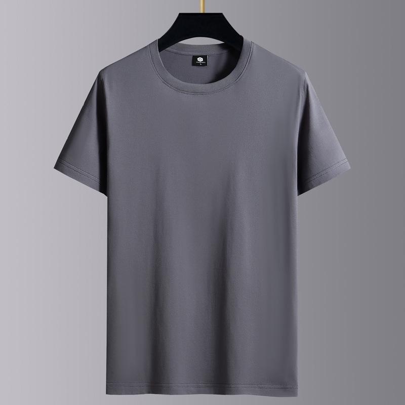 Lässiges Herren-T-Shirt mit Rundhalsausschnitt und kurzen Ärmeln – leicht, einfarbig, trendig und vielseitig für den Sommer