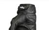 zmart Motorcycle Gloves, Black Racing Genuine Leather, Road Riding Team Gloves for Men, Summer/Winter, Black, Size XL