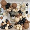 Bären-Thema Luftballons Girlande Bogen Braune Haut Schwarzes Ballon-Set Babyparty Geschlechtsenthüllung Hochzeit Geburtstagsparty Dekoration Globos