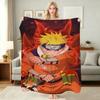 Naruto'S Ninja Way Anime Cartoon Flannel Blanket Skinfriendly Warm Fleece Blanket For Living Room Air Conditioner Room Home Party Decor Christmas Gift