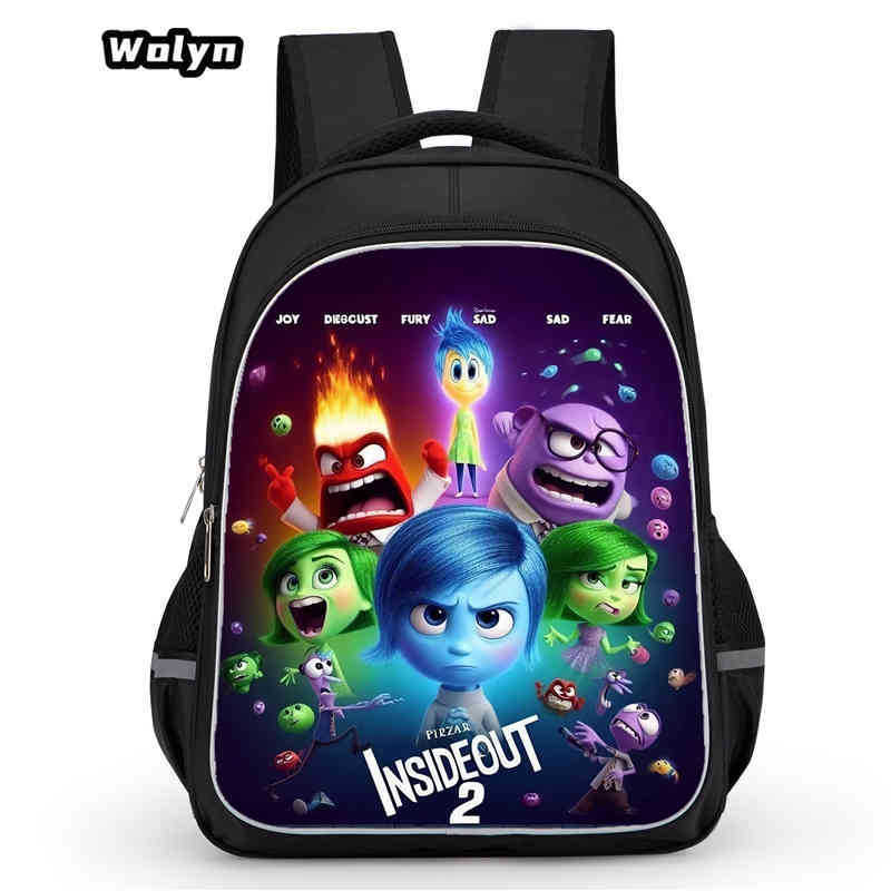 Mind Secret Service 2Ide Out Simple Cute Backpack Student School Bag Backpack