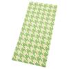 Asuka Face 40cm X Houndstooth Pattern Towel, Quick-Dry Towel, 90cm, (ASK-2AP-CHI-GRN)