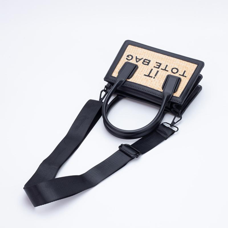 Casual Large Capacity Female Tote Bags for Women Leather Patchwork Weave Shoulder Crossbody Bags Fashion Commuter Handbags