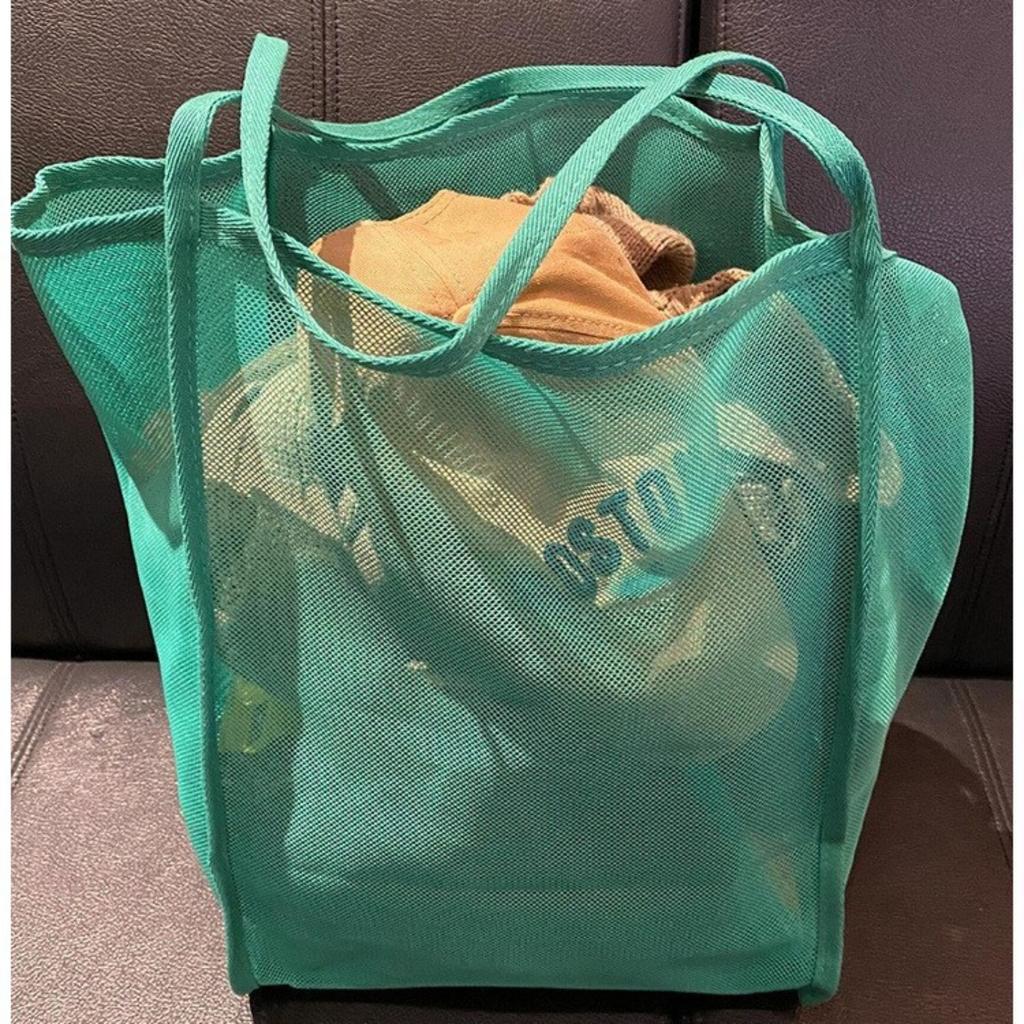 Grand Sac de Plage en Maille - Rangement Polyvalent pour Jouets pour le Voyage, la Piscine, les Jouets et les Accessoires de Plage