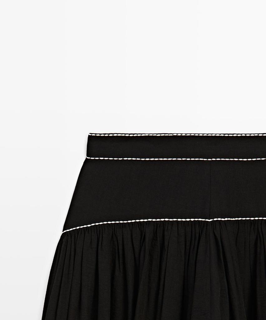 Masimodutti Contrast Fluid Pants