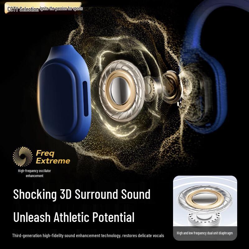 Saina A30S Pro Max Bone Conduction Wireless Sports Headphones