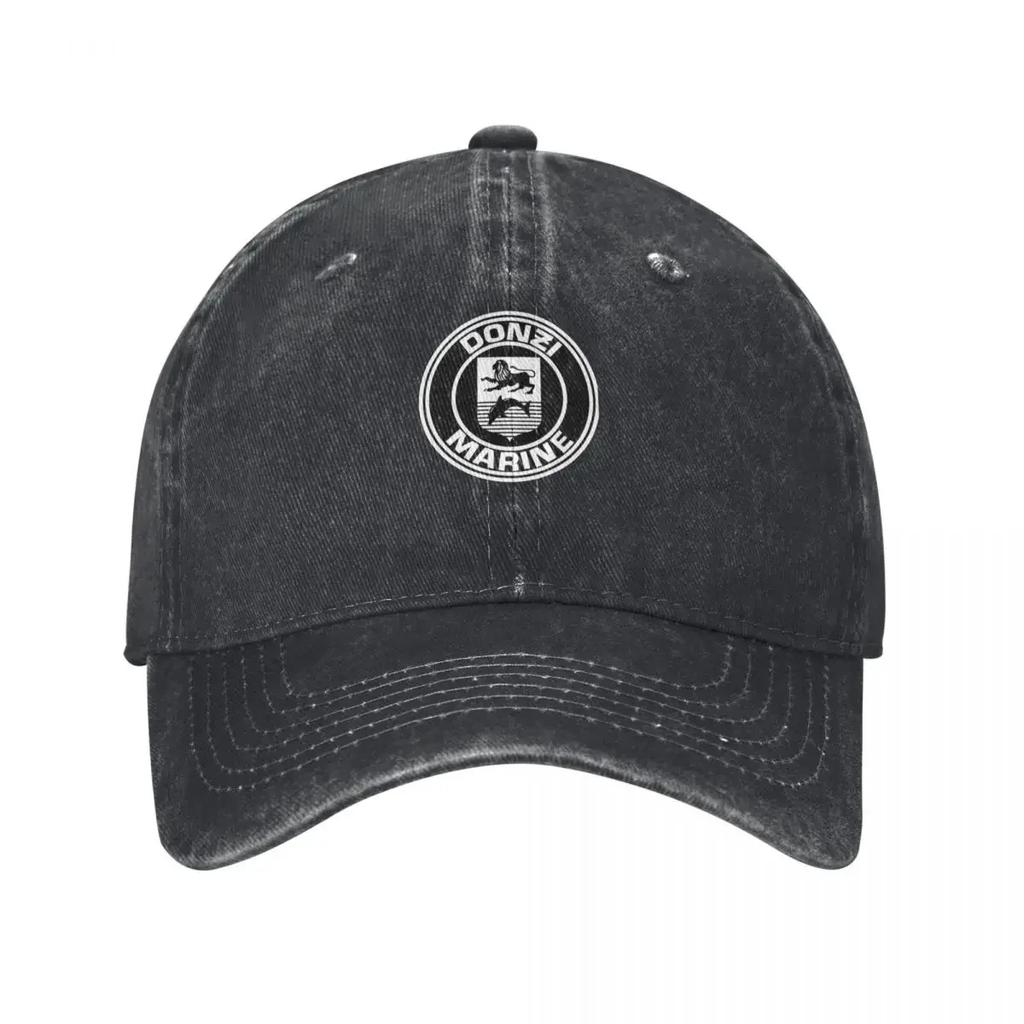 Donzi Marine Boats Logo Yachts Baseball Cap Fishing Cap Hat Luxury Brand Funny Hats Womens Golf Wear Unisexs