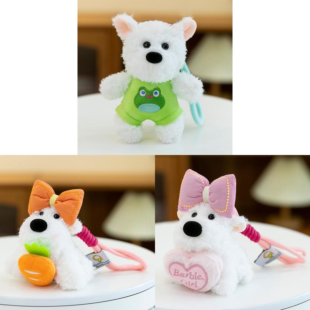 Charming West Highland White Terrier Doll With Various Colorful Styles For Everyone