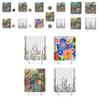 Colorful Bohemia Flower Series 3d Digital Printing Polyester Waterproof Shower Curtain For Vibrant Bathrooms