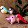8PCS Miniature Bird Figurines Mock Animal Toy Mini Cute Pet Model for Fairy Garden Moss Micro Landscape Artificial Little Bird