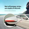 4Pcs Car Door Edge Anti-Collision Protector Bar Stickers Silicone Car Side Protection Guards Rear View Mirror Bumper Protector