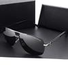 Polarized Sunglasses Men'S Square Double Beam Sunshade Driver Driving Fishing Discoloration Day And Night Han Chao