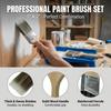 Paint Roller Kit 9 Piece, Paint Rollers, Brushes & Paint Tray, House Painting Supplies, High Absorbency, Washable, Reusable